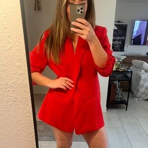 VICI Red Blazer / Blazer Dress